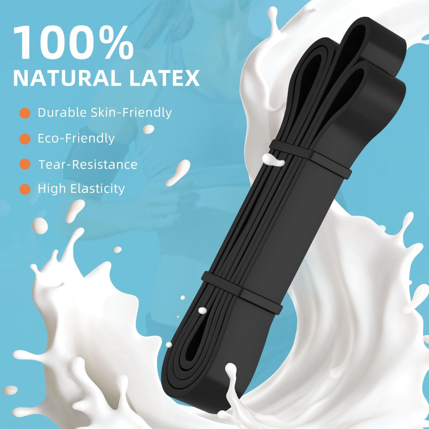 Resistance Bands, Pull up Bands, Pull up Assist Band Exercise Bands for Men & Women Working Out, Body Stretching, Physical Therapy, Muscle Training